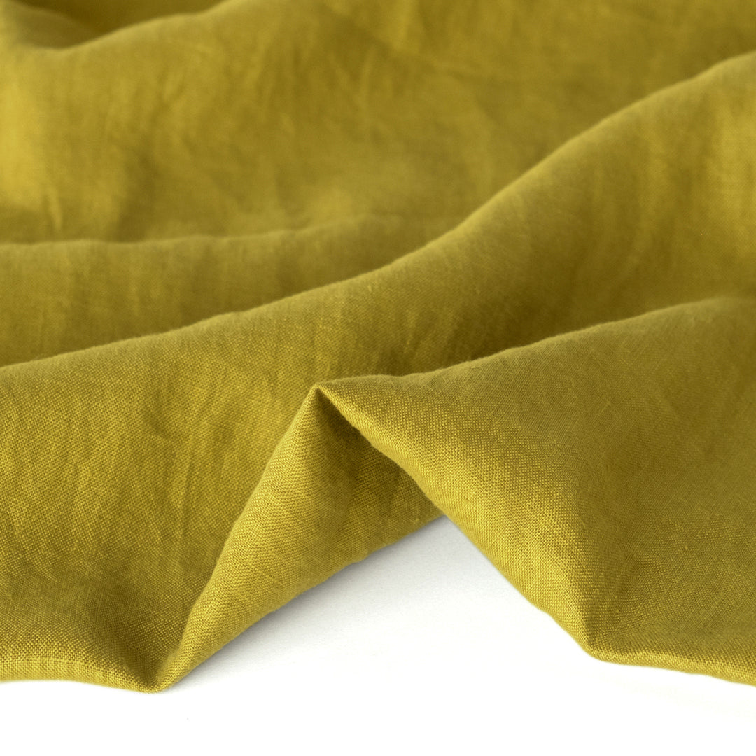 Everyday Linen - Chartreuse | Blackbird Fabrics