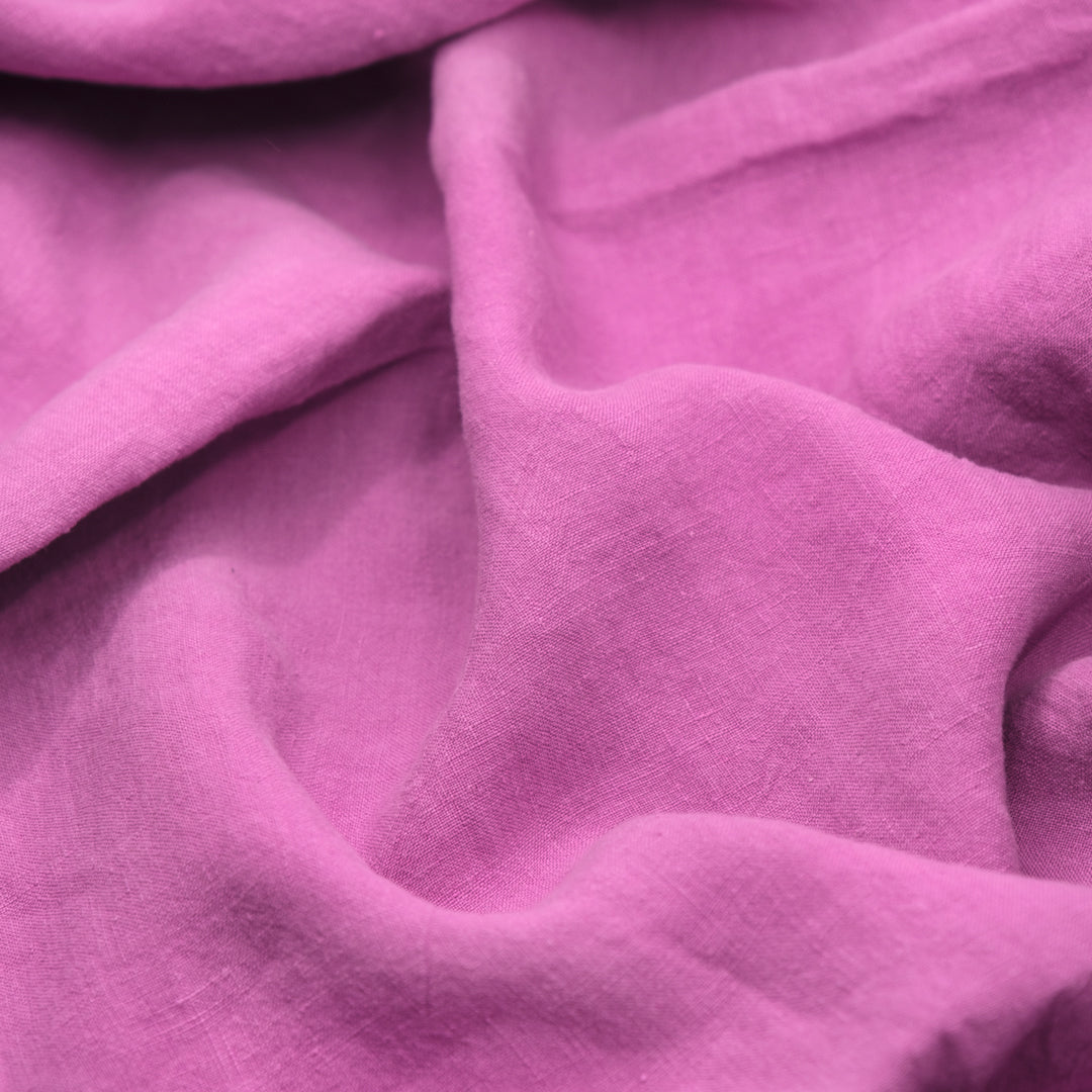 Washed Linen - Dahlia | Blackbird Fabrics
