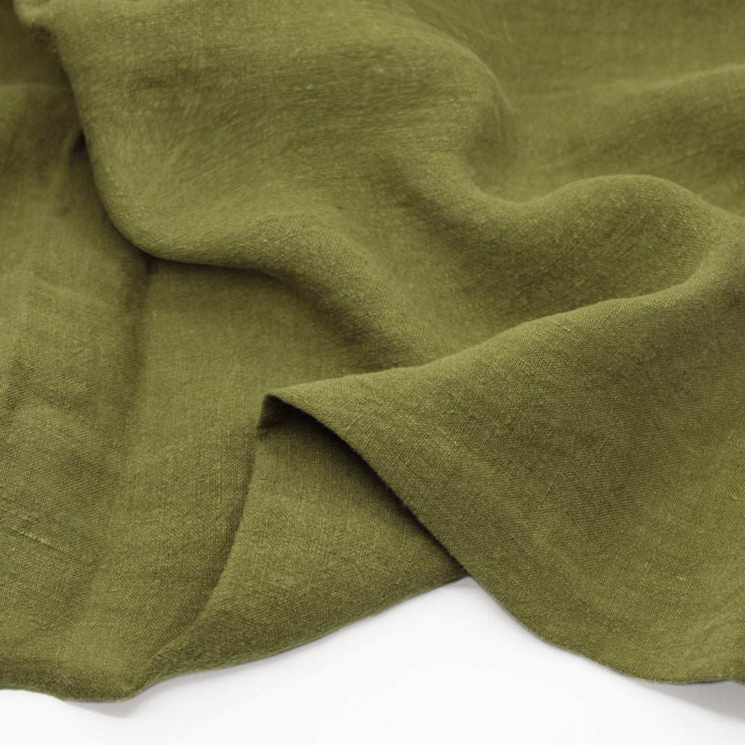 Washed Linen - Fern | Blackbird Fabrics