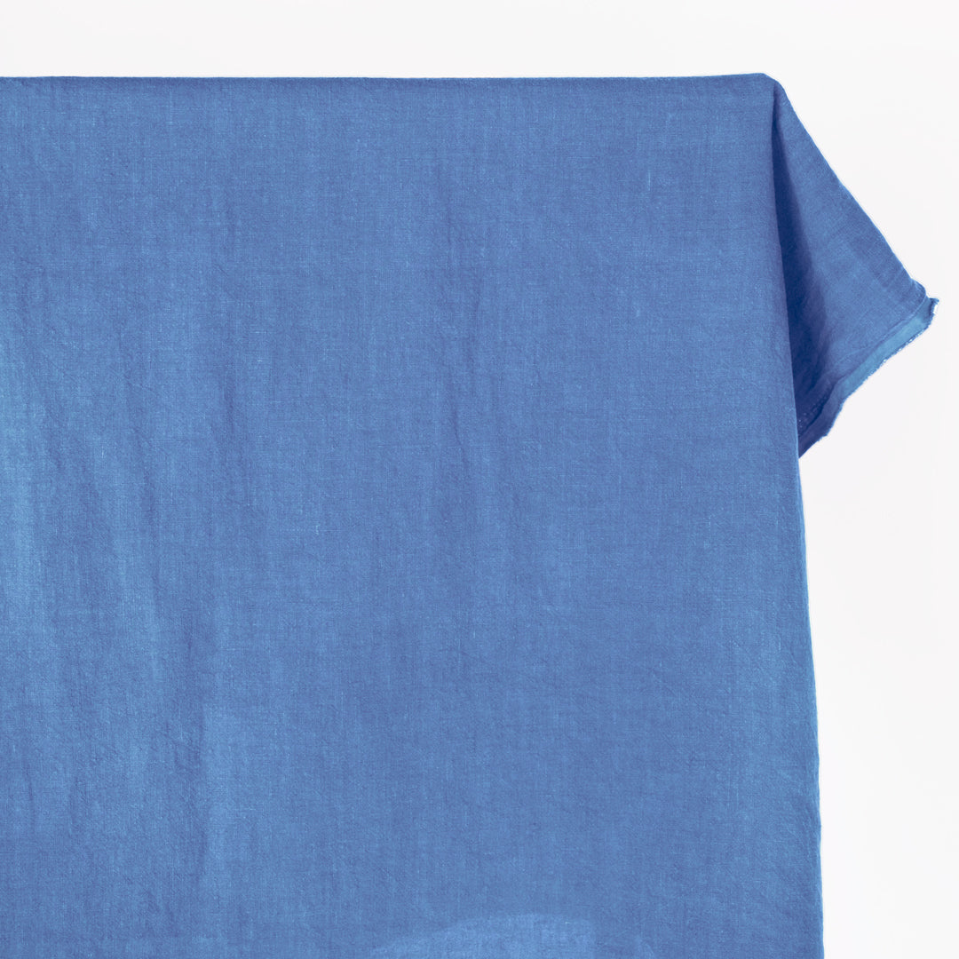 Washed Linen - Cerulean | Blackbird Fabrics