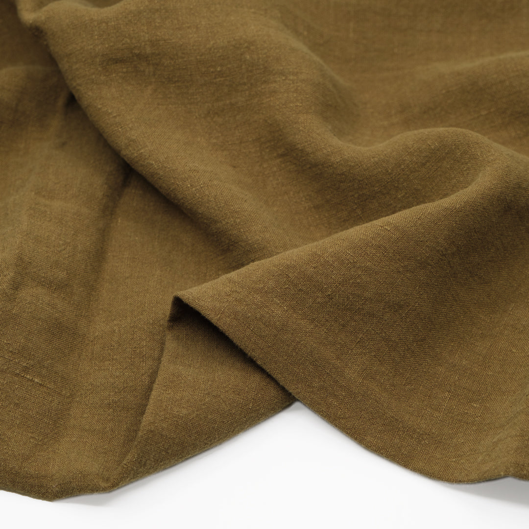 Washed Linen - Elmwood | Blackbird Fabrics