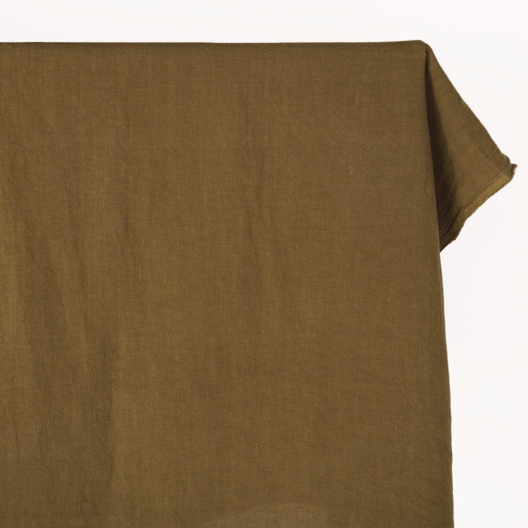 Washed Linen - Elmwood | Blackbird Fabrics