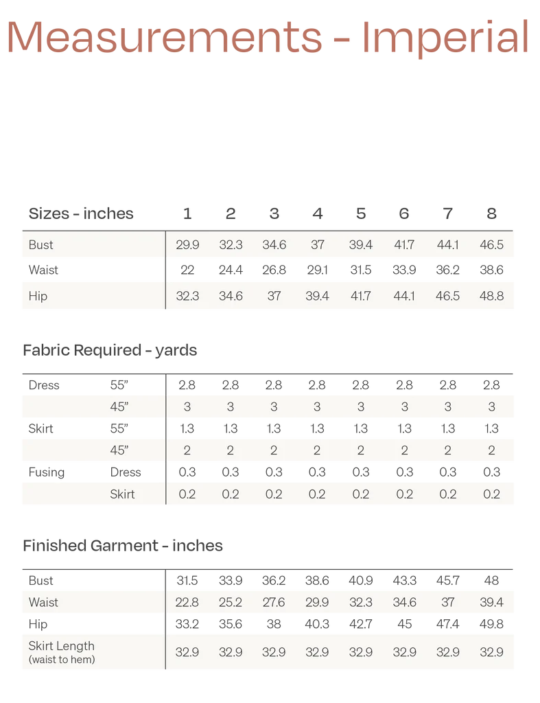 Axis Dress & Skirt - Papercut Patterns