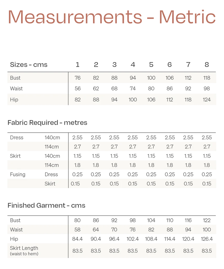 Axis Dress & Skirt - Papercut Patterns