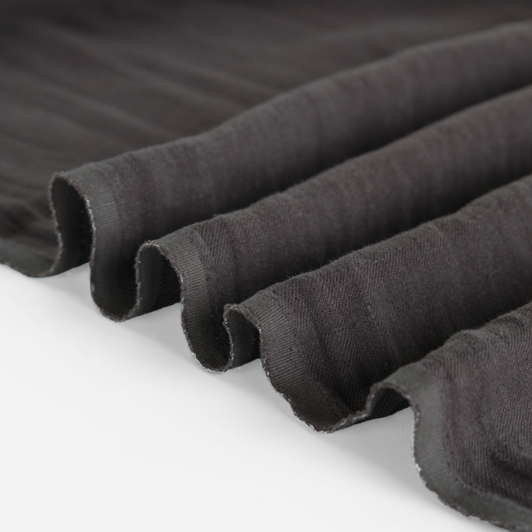 6.5oz Laundered Linen Twill - Charcoal