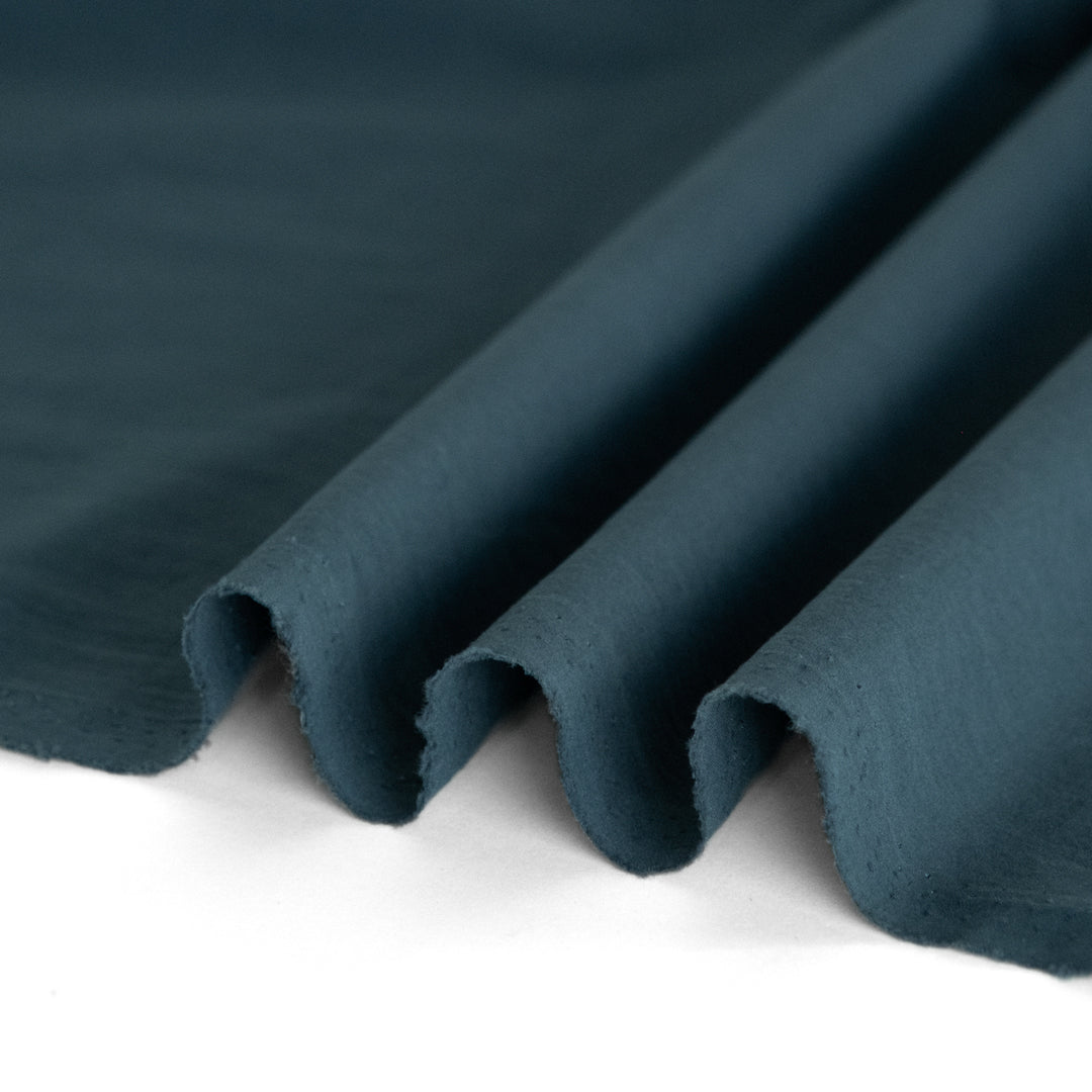 Washed Cotton Poplin - Petrol | Blackbird Fabrics