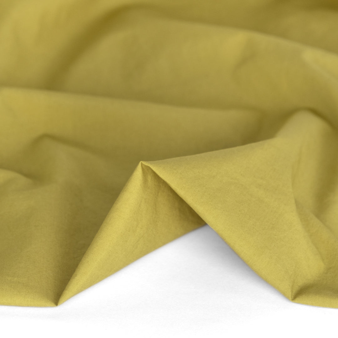 Washed Cotton Poplin - Flax | Blackbird Fabrics