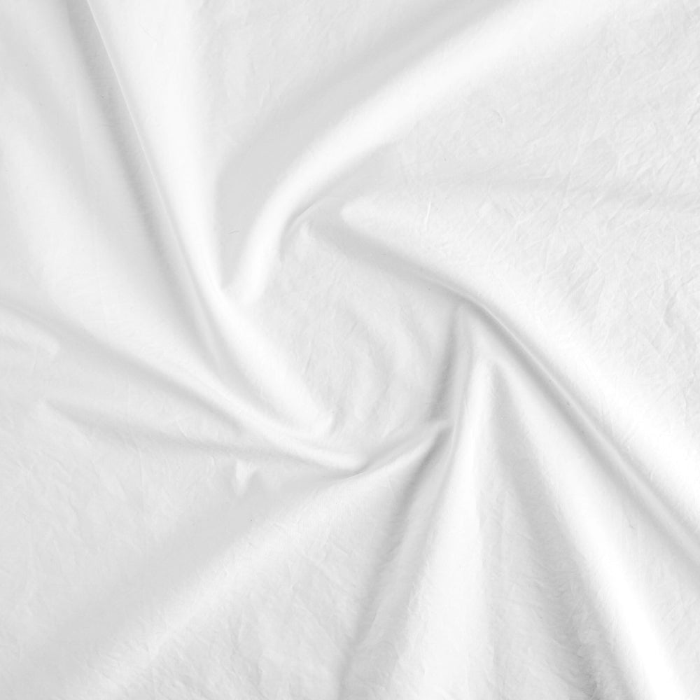 Washed Cotton Poplin - White