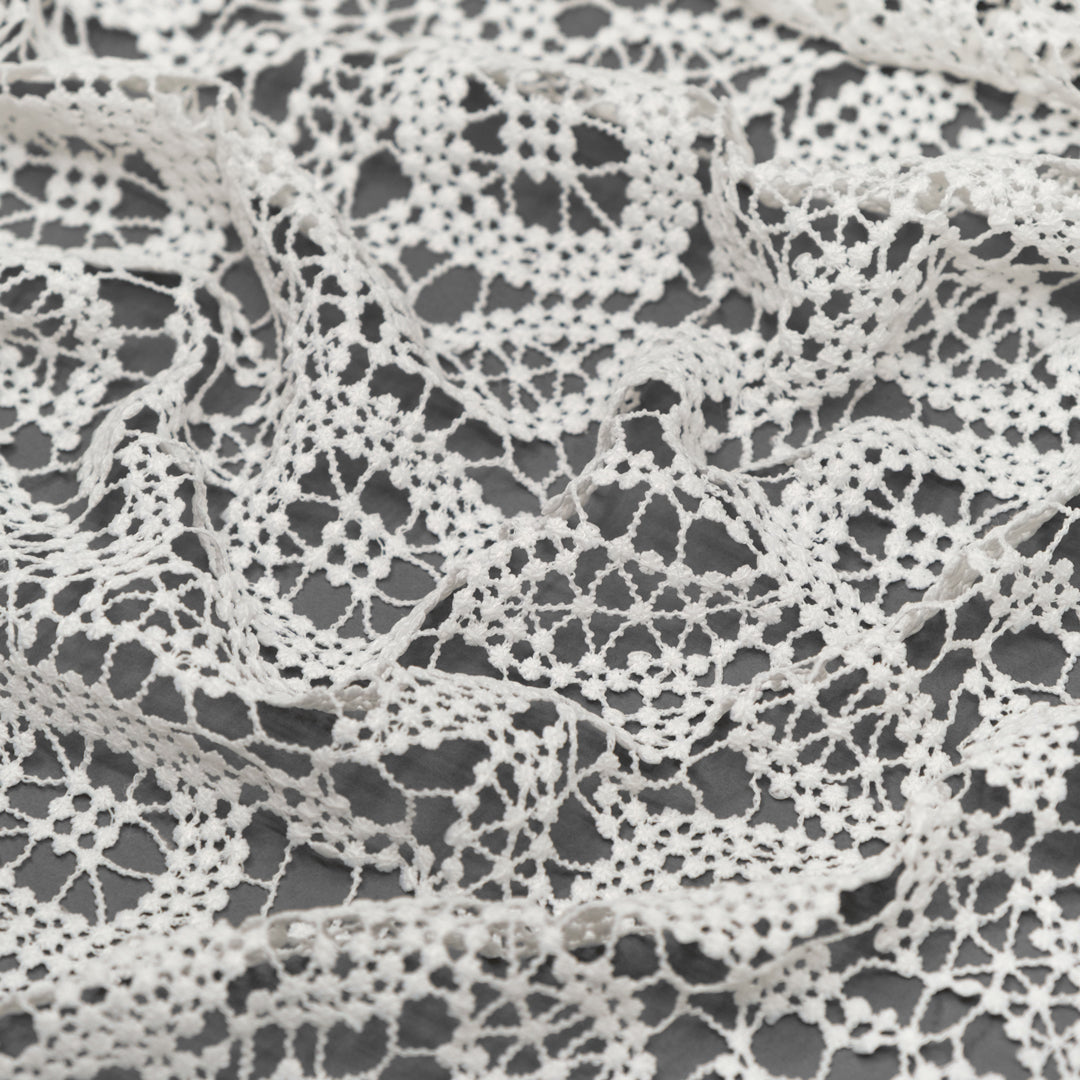 Sundazed Bliss Macrame Lace - Natural White | Blackbird Fabrics