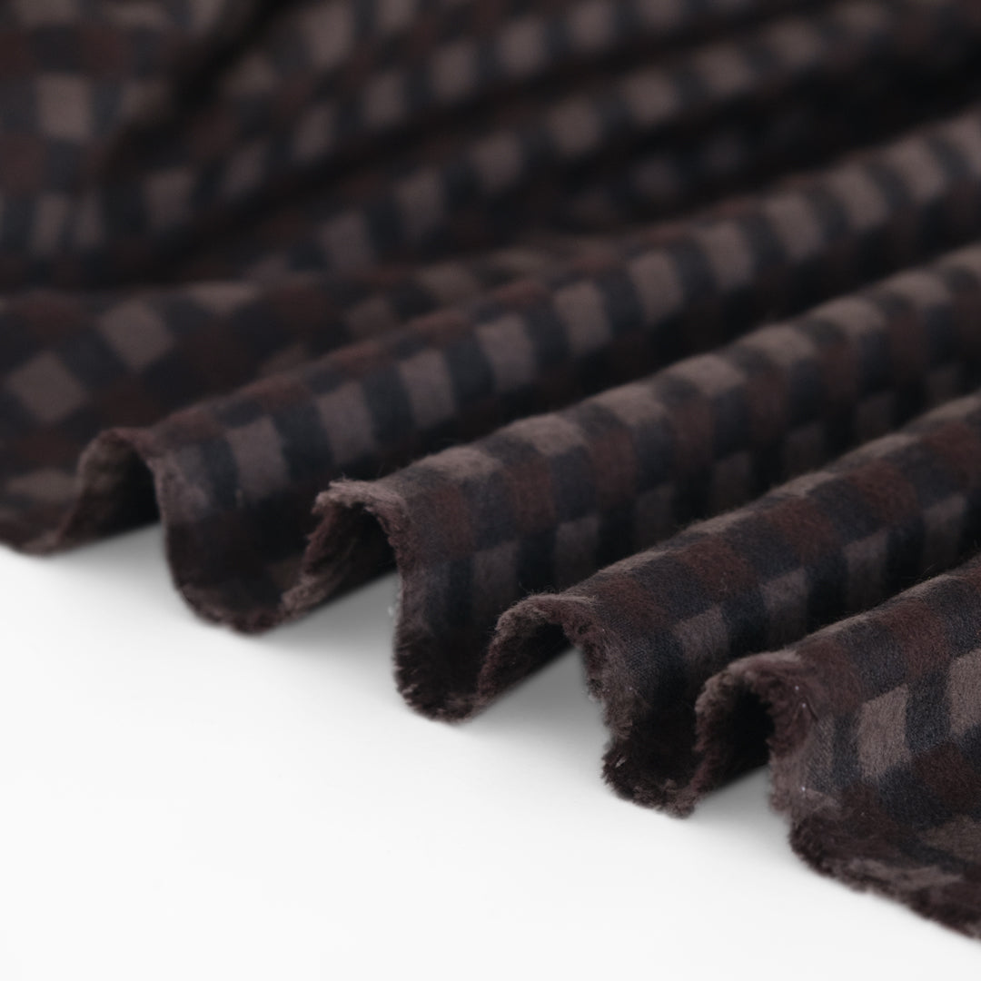 Plaid Cotton Flannel - Black/Charcoal