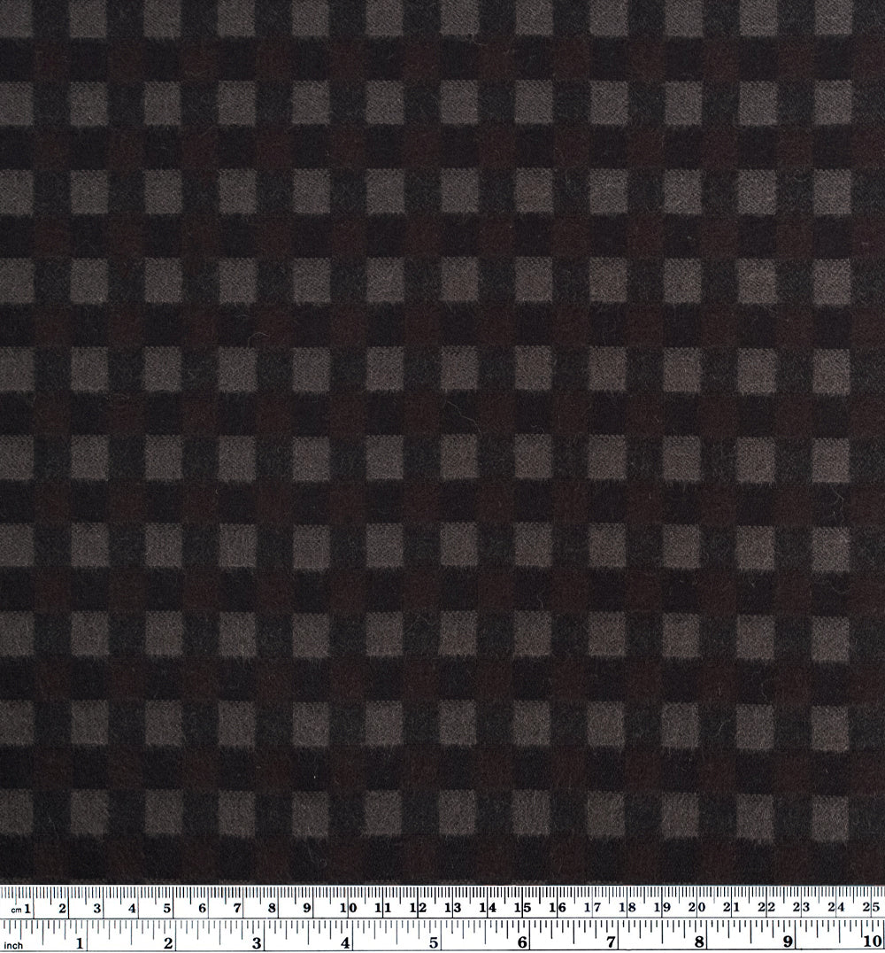 Plaid Cotton Flannel - Black/Charcoal
