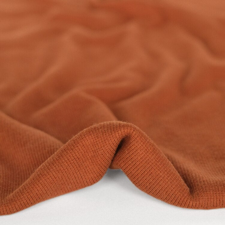 Bamboo & Cotton 2x2 Ribbing - Terracotta