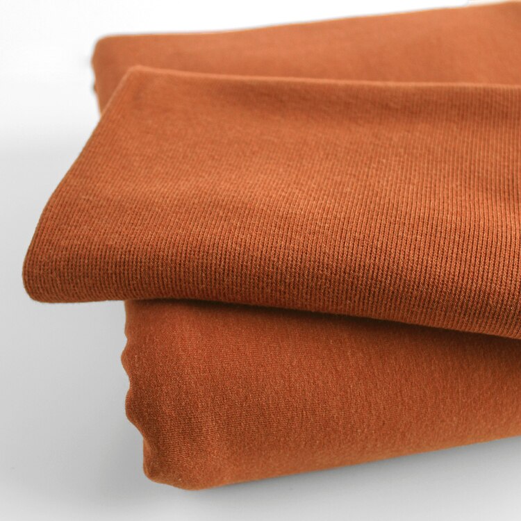 Bamboo & Cotton 2x2 Ribbing - Terracotta