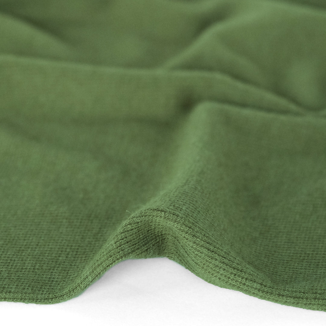 Bamboo & Cotton 2x2 Ribbing - Grass