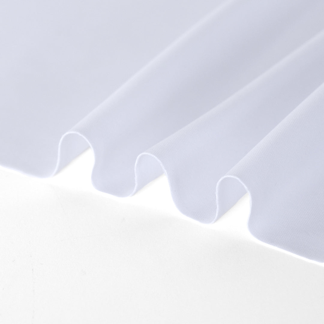 Recycled Nylon Swim Lining - White | Blackbird Fabrics