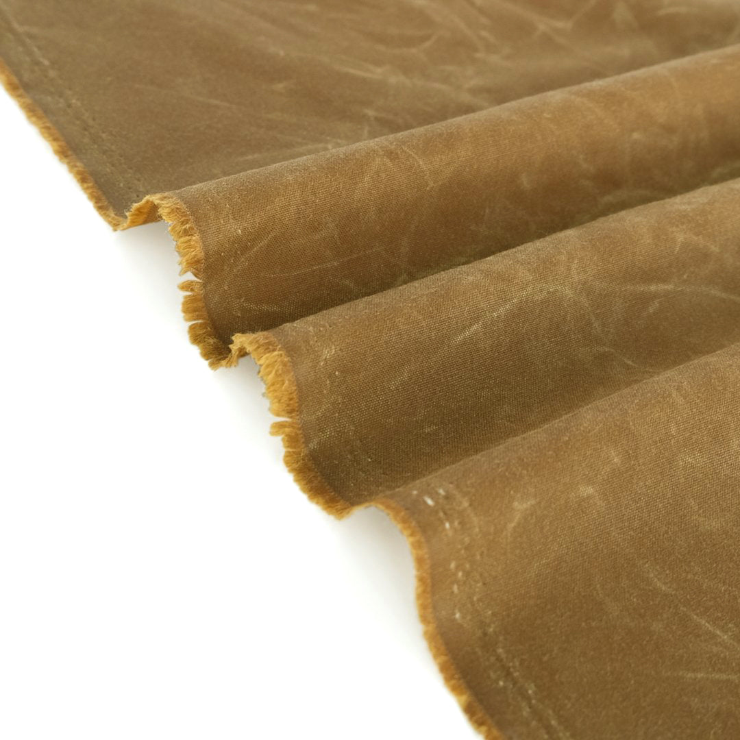 Waxed Cotton Canvas - Tobacco