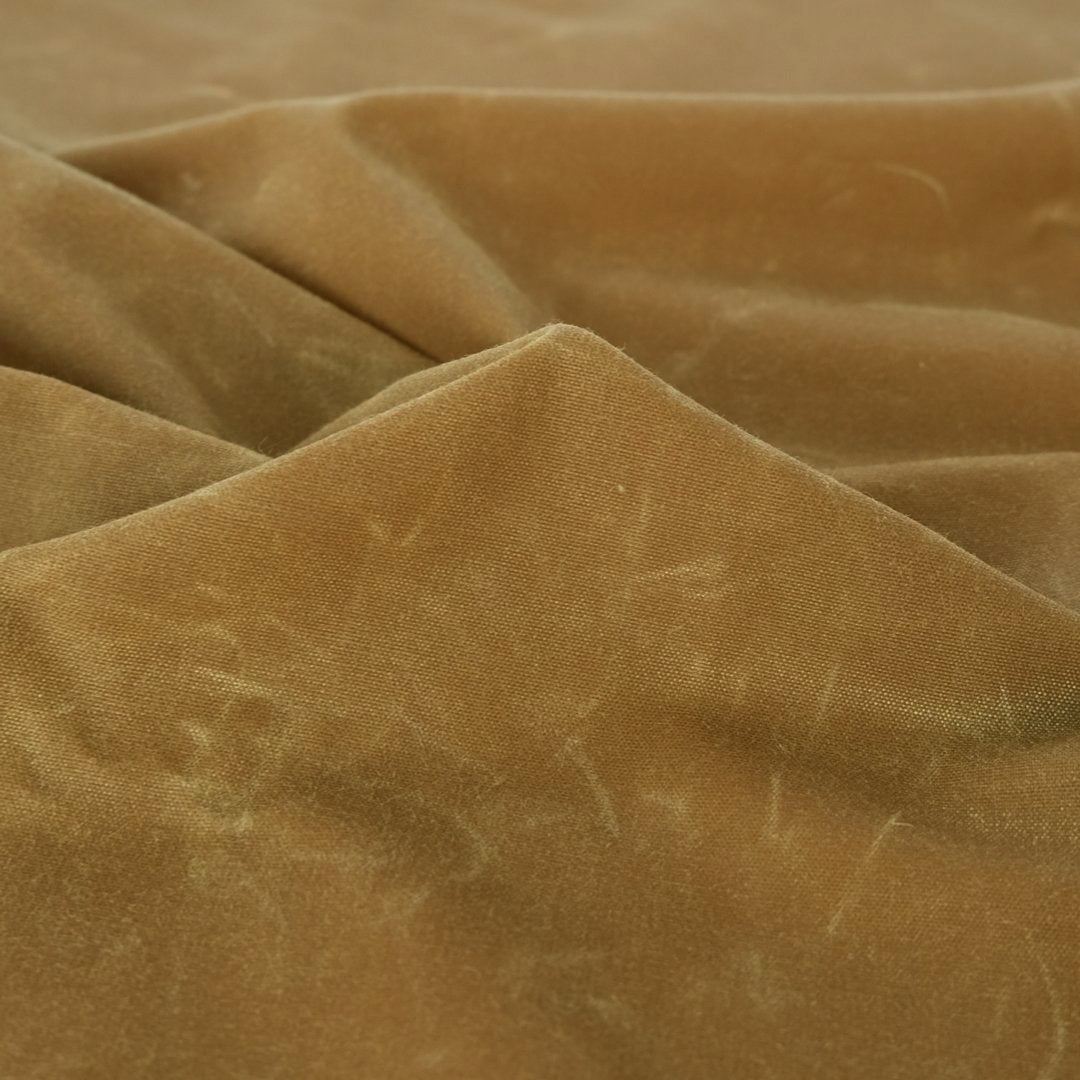 Waxed Cotton Canvas - Tobacco