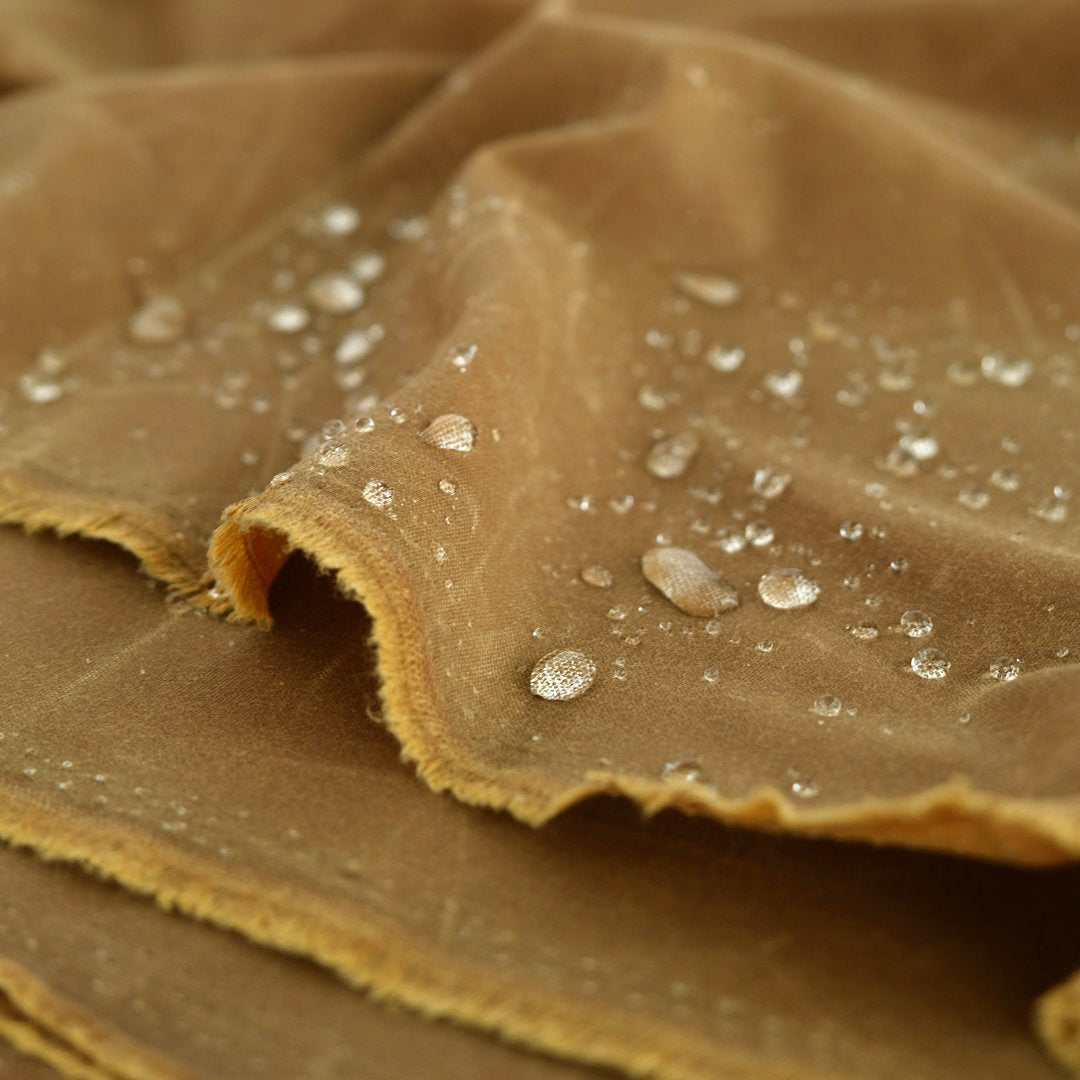 Waxed Cotton Canvas - Tobacco
