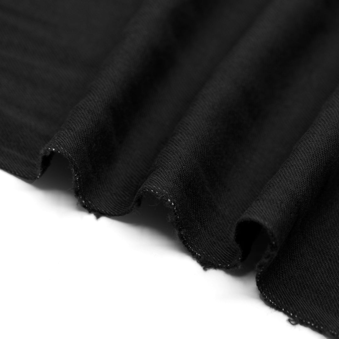 Carefree Cotton Linen Twill - Black