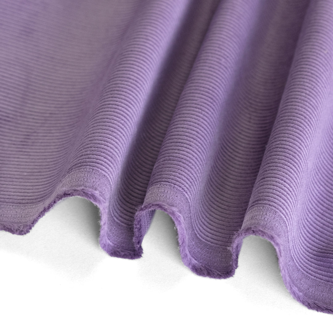 Standard fine cotton corduroy, 100% natural fiber in Lavender purple