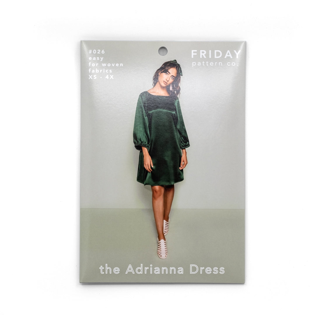 The Adrianna Dress - Friday Pattern Co