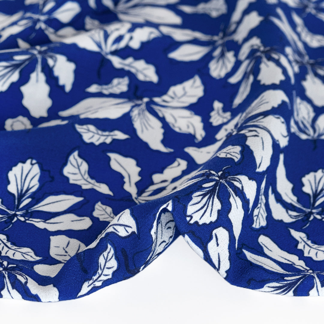 Twig & Leaf LENZING™ ECOVERO™ Crepe - Azure Blue