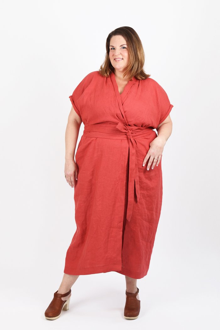 Wildwood Wrap Dress, Curvy Fit - Sew House Seven
