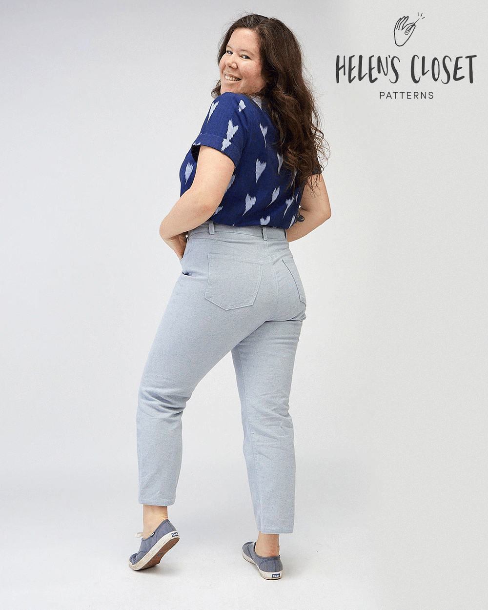 Blue Denim Scrap Mini Tee