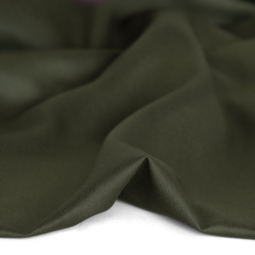 6oz Cotton Twill - Olive Drab | Blackbird Fabrics