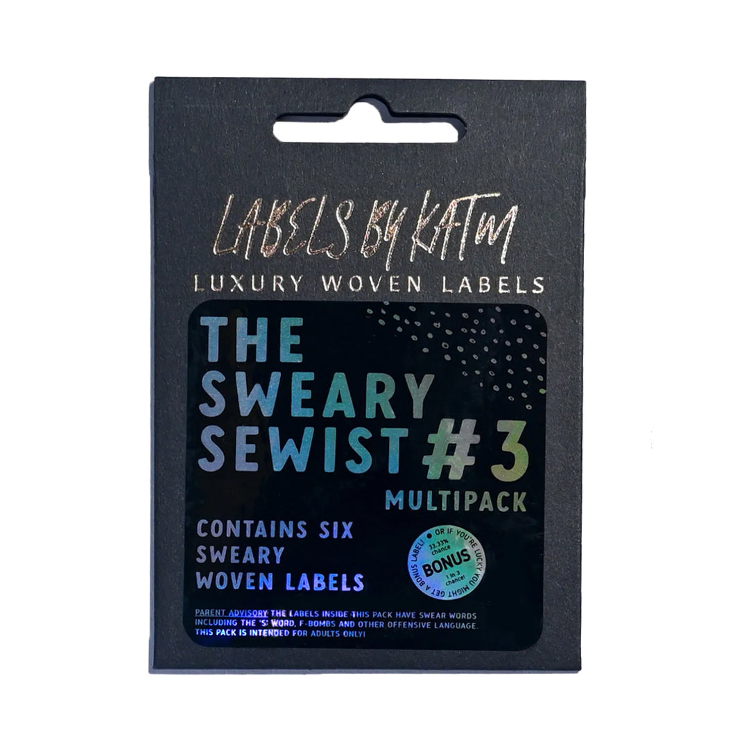 SWEARY SEWIST 3.0 Woven Labels Limited Edition Multi Pack