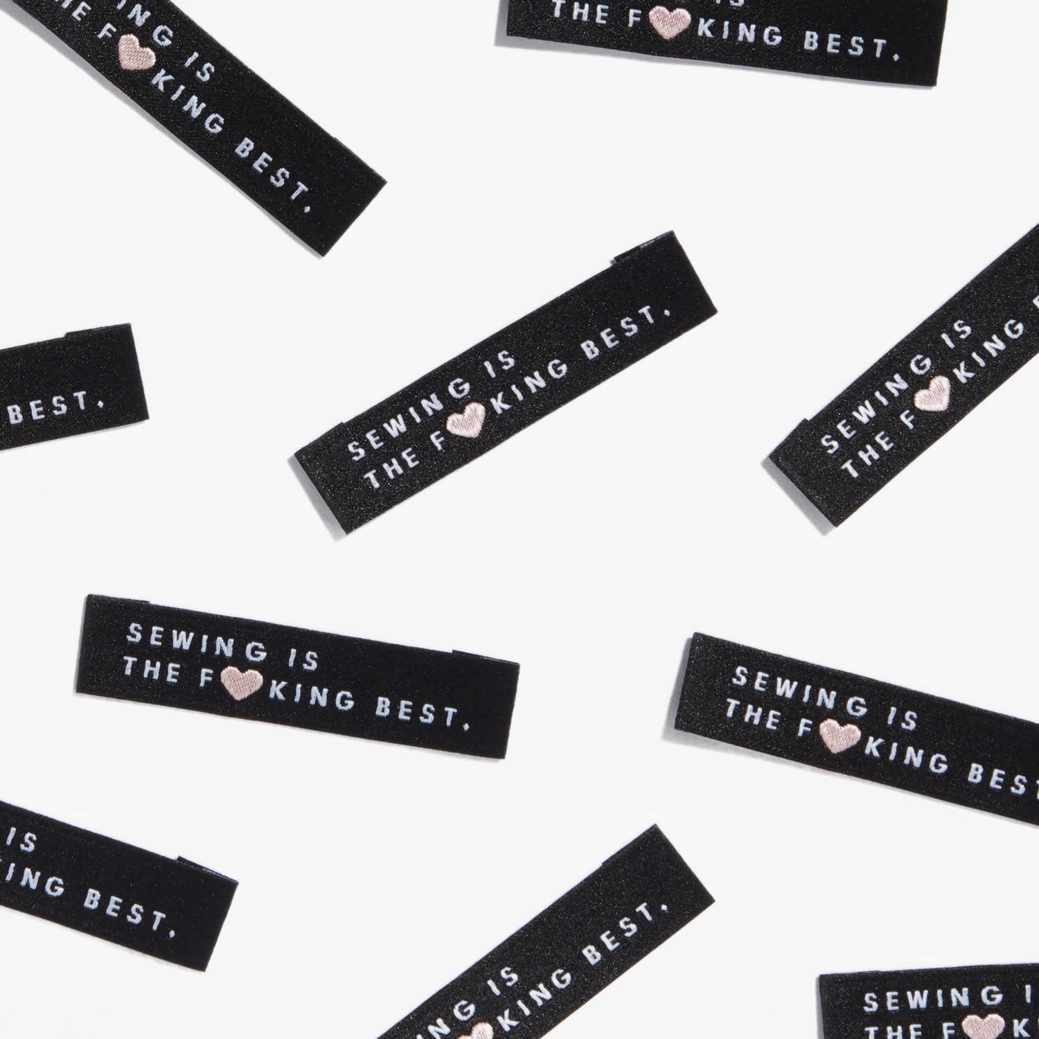 SEWING IS THE F*KING BEST Woven Labels