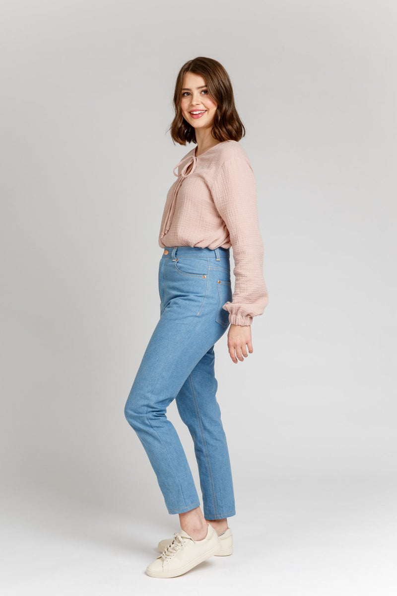 Dawn Jeans Sewing Pattern by Megan Nielsen Blackbird Fabrics