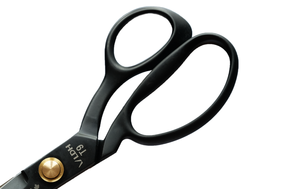 Matte Black 9.5" Fabric Shears - LDH Scissors | Blackbird Fabrics