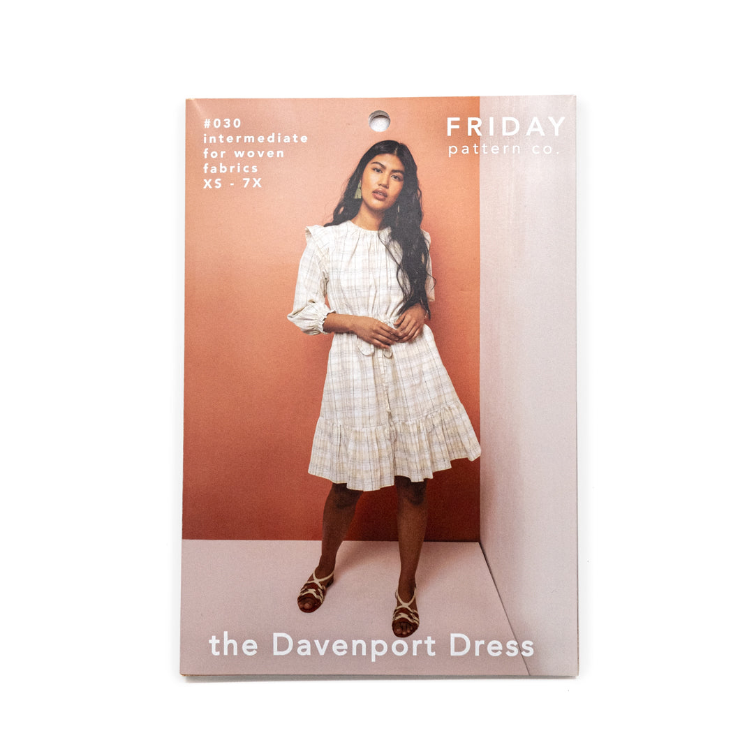 The Davenport Dress by Friday Pattern Company | Blackbird Fabrics