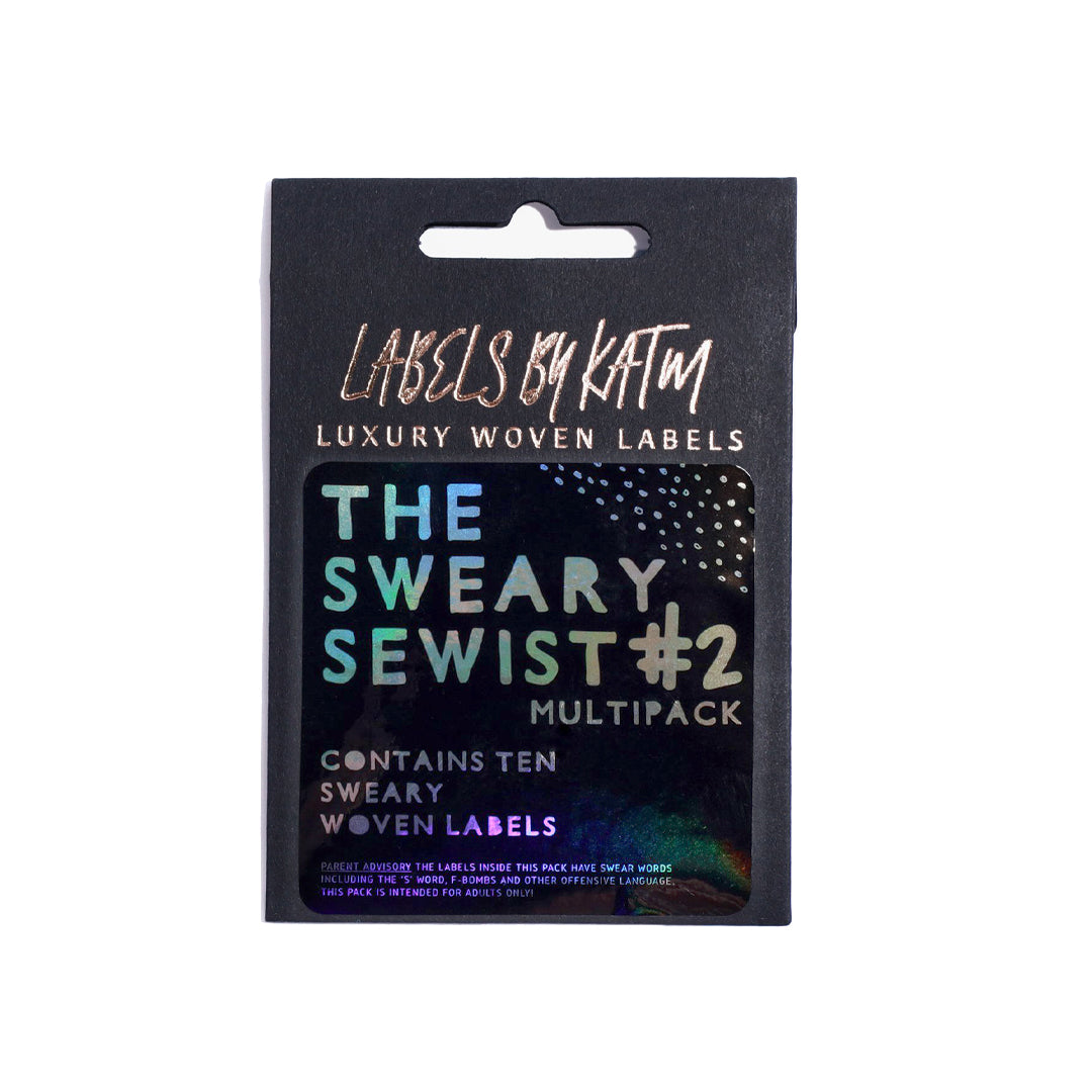 SWEARY SEWIST #2 Woven Labels Limited Edition Multi Pack | Blackbird Fabrics
