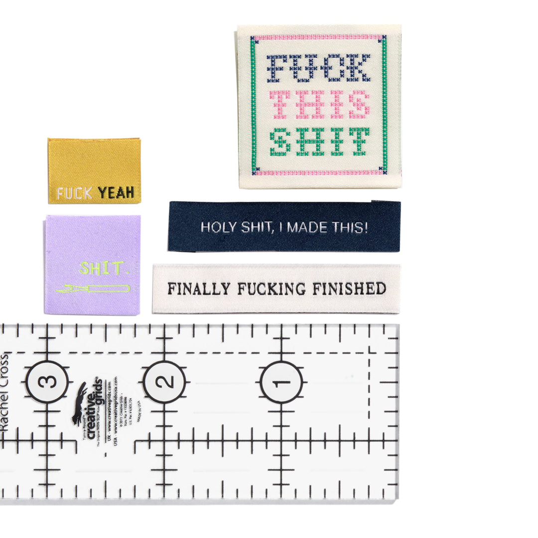 SWEARY SEWIST #2 Woven Labels Limited Edition Multi Pack | Blackbird Fabrics