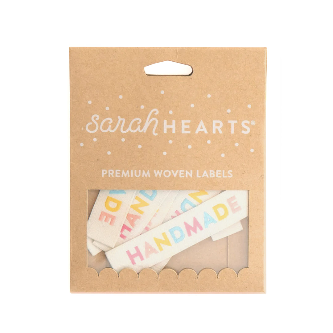 HANDMADE Woven Labels by Sarah Hearts