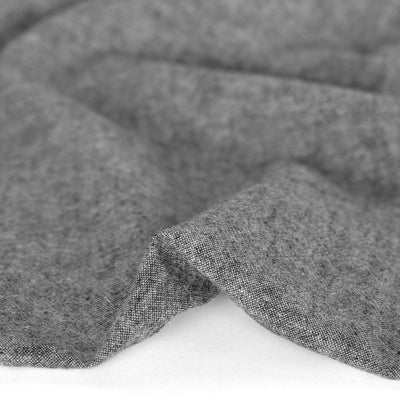 Hemp & Organic Cotton Chambray - Grey | Blackbird Fabrics
