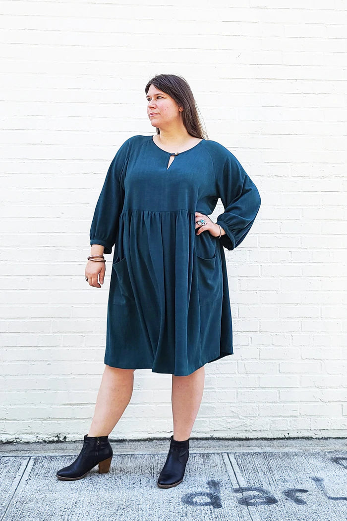 Romey Gathered Dress & Top, Curvy Fit - Sew House Seven | Blackbird Fabrics