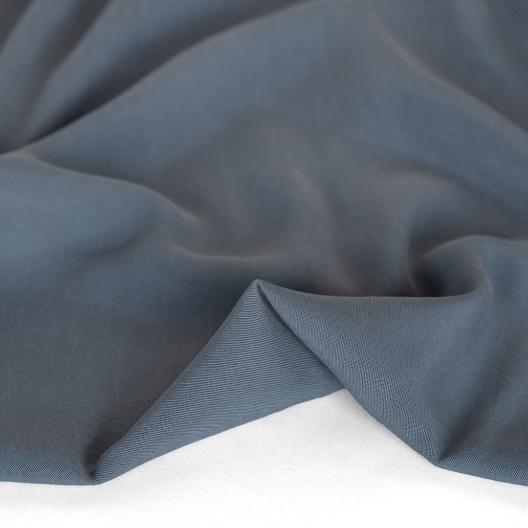 Textured TENCEL™ Lyocell Blend - Steel Blue