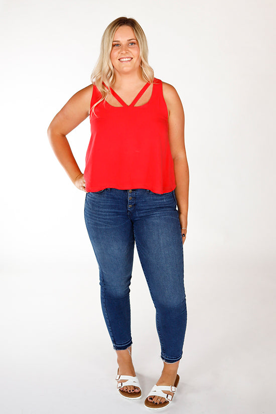 Victory Tank - Chalk & Notch | Blackbird Fabrics