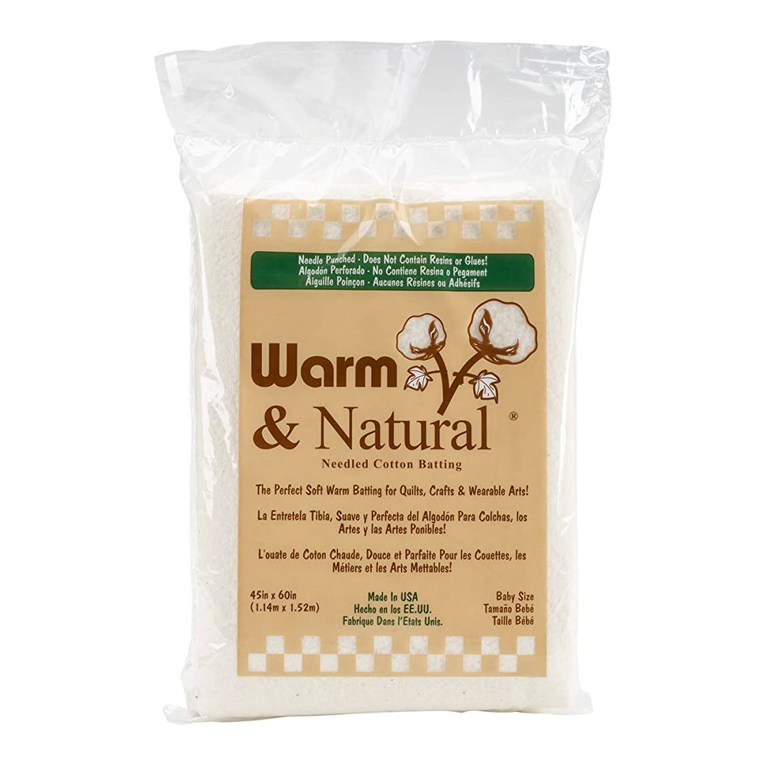 Warm & Natural Needled Cotton Batting - Small