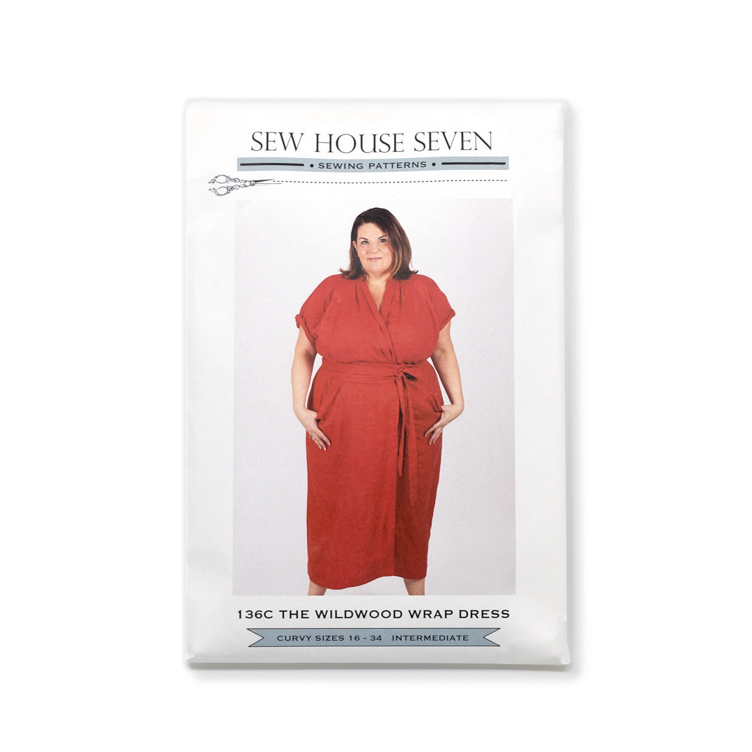 Wildwood Wrap Dress, Curvy Fit - Sew House Seven